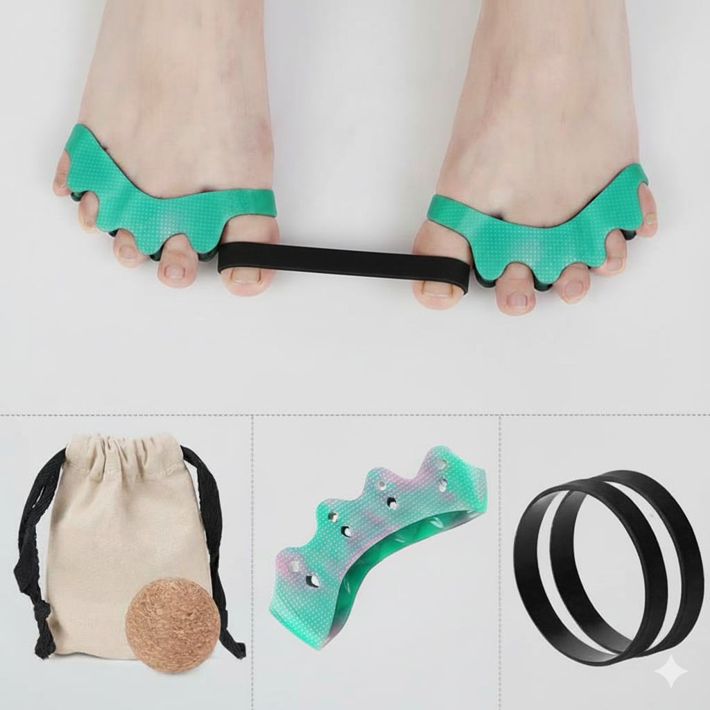 Zehen-Aligner - Das 3-in-1 Better Feet Trainings-Set